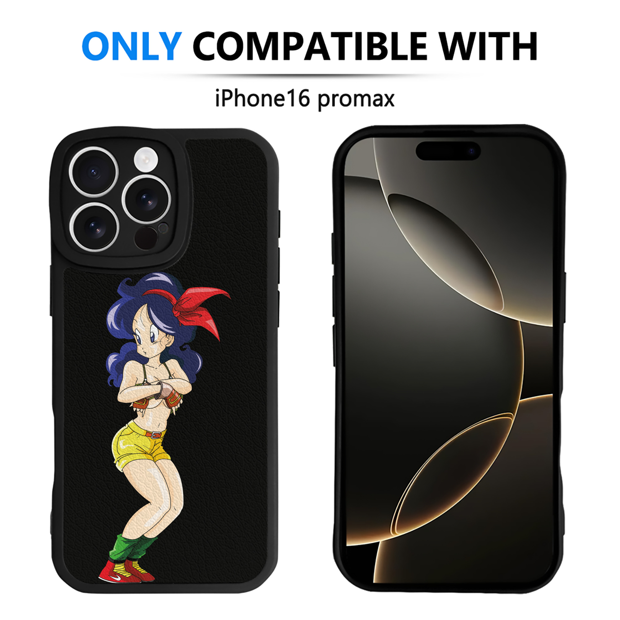 （画像用） ドラゴンボール DRAGON BALL 【iPhone 16シリーズ対応】シリコンスマホケース（レザー調） 材質：シリコン